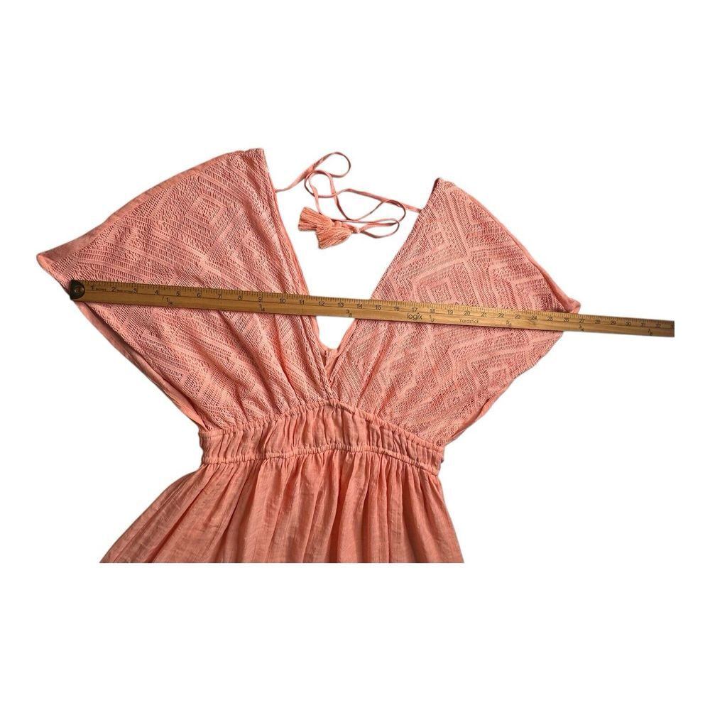 Miken Junior's Tie Back Mini Dress Swimsuit Salmon Size Medium‎ - Picture 10 of 16